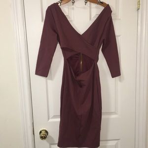 Pretty one piece dress with cut out